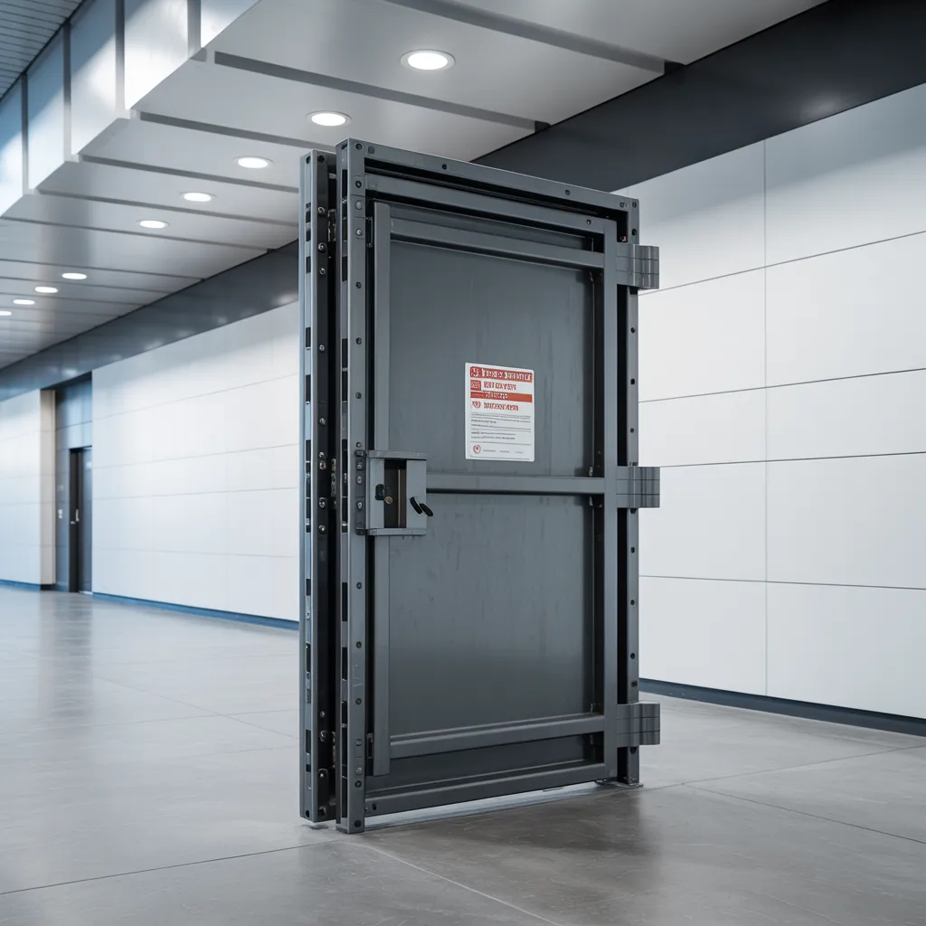 Fire rated safety door application
