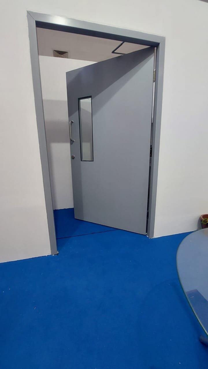 Wooden entry door for strong first impression