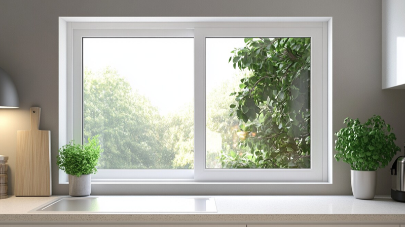Sliding uPVC window system for modern homes