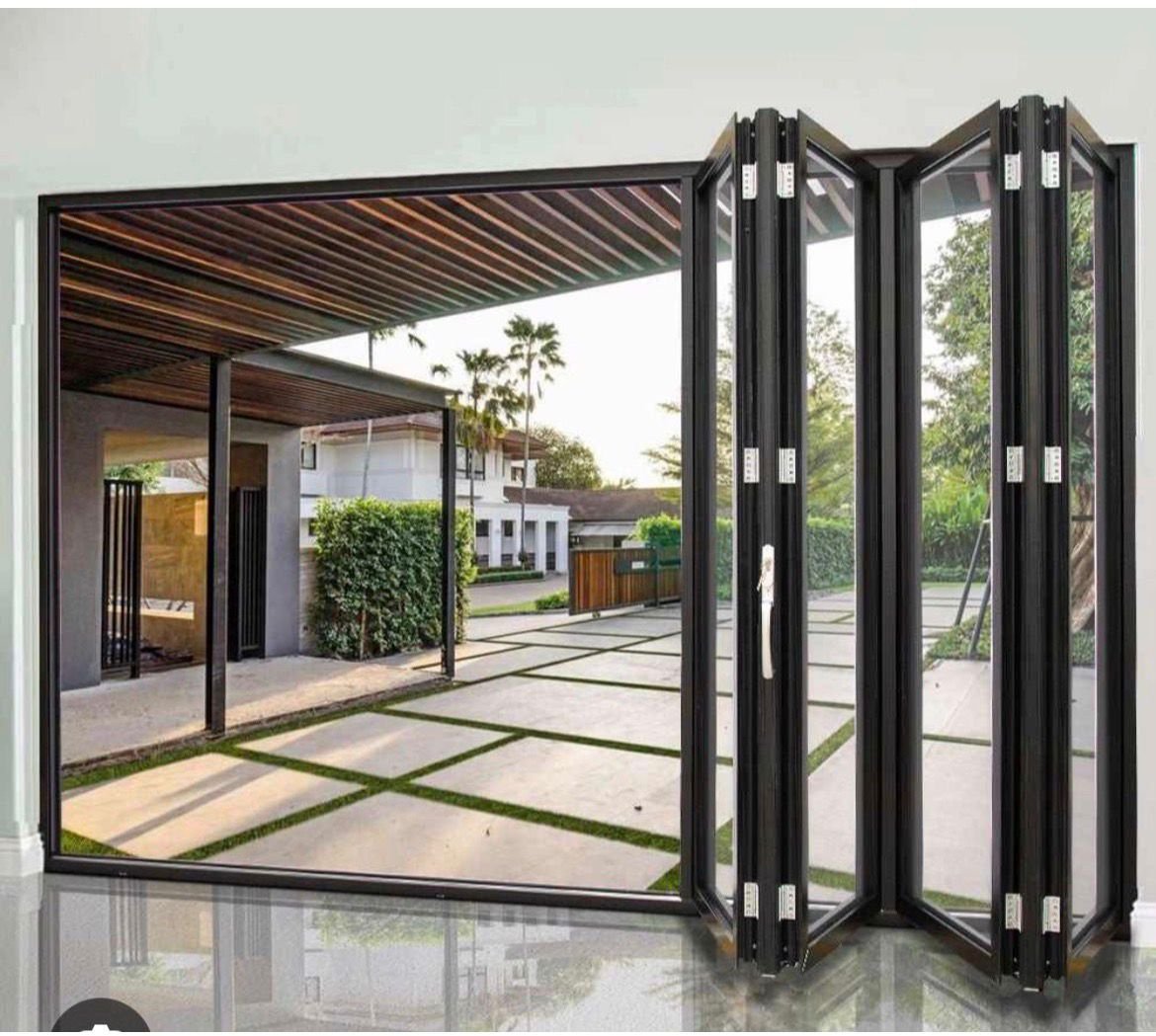 Aluminium slide and fold door system